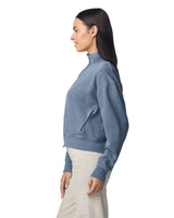 Pretreated Comfort Colors 1570L Women's Full Zip Jacket - Blue Jean - Side