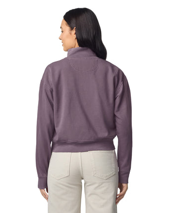 Pretreated Comfort Colors 1570L Women's Full Zip Jacket - Dusk - Back