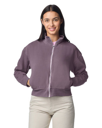 Pretreated Comfort Colors 1570L Women's Full Zip Jacket - Dusk