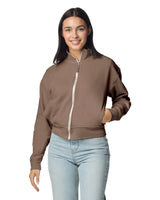 Pretreated Comfort Colors 1570L Women's Full Zip Jacket - Espresso