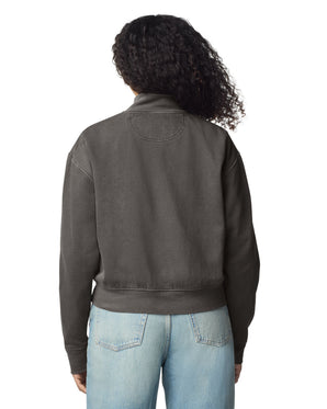 Pretreated Comfort Colors 1570L Women's Full Zip Jacket - Pepper - Back