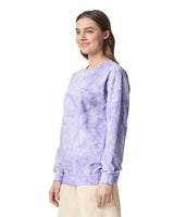 Pretreated Comfort Colors 1545 Color Blast Adult Crewneck Sweatshirt - Amethyst - Side