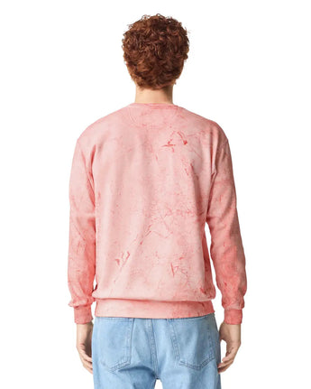 Pretreated Comfort Colors 1545 Color Blast Adult Crewneck Sweatshirt - Clay - Back
