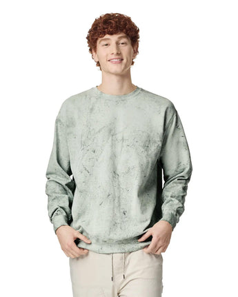 Pretreated Comfort Colors 1545 Color Blast Adult Crewneck Sweatshirt - Fern