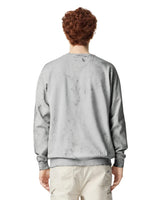 Pretreated Comfort Colors 1545 Color Blast Adult Crewneck Sweatshirt - Smoke - Back