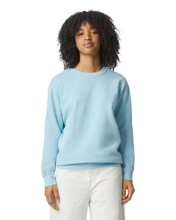 Pretreated Comfort Colors 1566 Adult Crewneck Sweatshirt - Chambray
