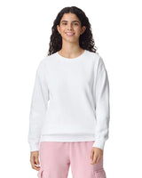Pretreated Comfort Colors 1566 Adult Crewneck Sweatshirt - White