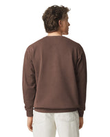 Pretreated Comfort Colors 1566 Adult Crewneck Sweatshirt - Espresso - Back