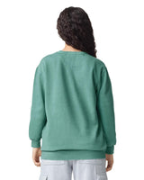 Pretreated Comfort Colors 1566 Adult Crewneck Sweatshirt - Light Green - Back