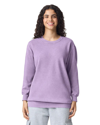 Pretreated Comfort Colors 1566 Adult Crewneck Sweatshirt - Orchid