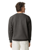 Pretreated Comfort Colors 1566 Adult Crewneck Sweatshirt - Pepper - Back