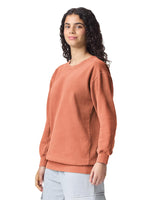 Pretreated Comfort Colors 1566 Adult Crewneck Sweatshirt - Terracotta - Side