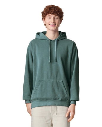 Pretreated Comfort Colors 1567 Adult Hooded Sweatshirt - Blue Spruce