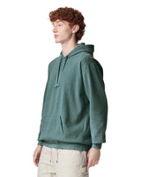Pretreated Comfort Colors 1567 Adult Hooded Sweatshirt - Blue Spruce - Side