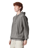 Pretreated Comfort Colors 1567 Adult Hooded Sweatshirt - Grey - Side