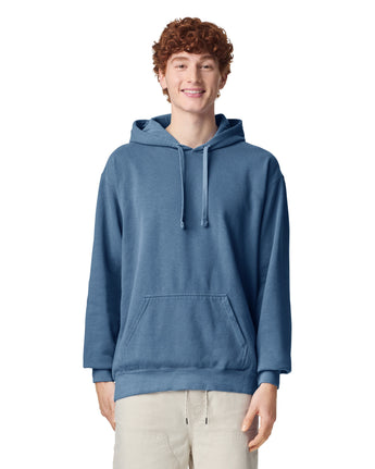 Pretreated Comfort Colors 1567 Adult Hooded Sweatshirt - Blue Jean