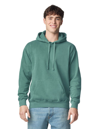 Pretreated Comfort Colors 1567 Adult Hooded Sweatshirt - Light Green