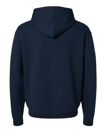 Pretreated M&O 7800 Unisex ACE Fleece Hooded Sweatshirt - Deep Navy - Back