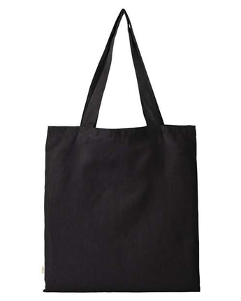 Pretreated econscious EC8200 Reclaimist Fiber Elemental Tote - Black - Back