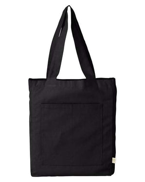 Pretreated econscious EC8205 Reclaimist Fiber Everywhere Tote - Black