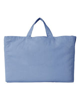 Pretreated econscious EC8207 Reclaimist Fiber G2G Tote - Elemental Blue - Back