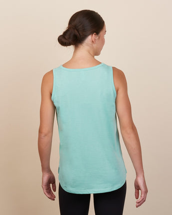 Pretreated Enza 00579 Ladies Essential Relaxed Tank - Faded Sunglass - Back