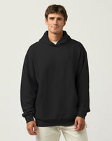 Pretreated Enza 30179 Adult Classic Fleece Hoodie - Black