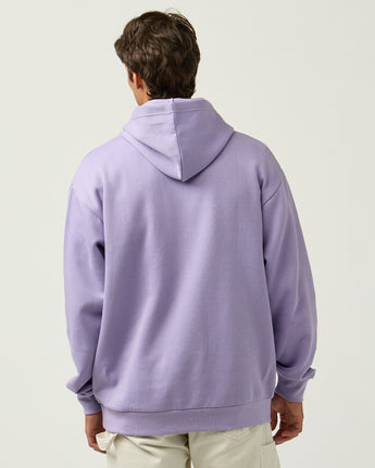 Pretreated Enza 30179 Adult Classic Fleece Hoodie - Orchid - Back