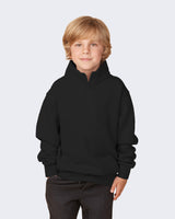 Pretreated Enza 31679 Youth Quarter Zip - Black