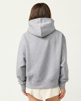 Pretreated Enza 42779 Ladies Midi Length Pullover Hoodie - Athletic Heather - Back