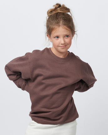 Pretreated Enza 96279 Youth Fleece Crew