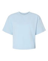 Pretreated American Apparel FTCB0 Women's French Terry Mid-Length Boxy Top - Powder Blue