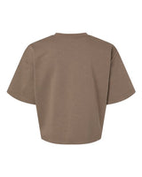 Pretreated American Apparel FTCB0 Women's French Terry Mid-Length Boxy Top - Savana - Back