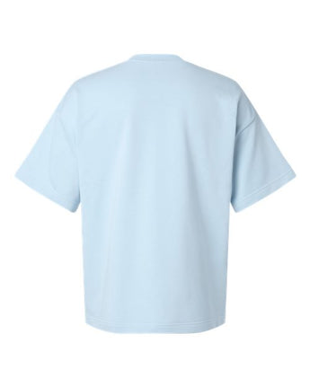 Pretreated American Apparel FTEX00 Unisex French Terry Oversized Boxy Top - Powder Blue - Back