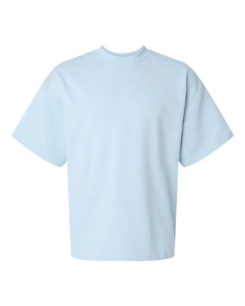Pretreated American Apparel FTEX00 Unisex French Terry Oversized Boxy Top - Powder Blue