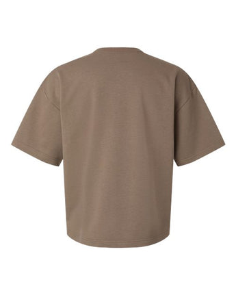 Pretreated American Apparel FTEX00 Unisex French Terry Oversized Boxy Top - Savana - Back