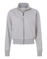 Pretreated American Apparel FTJ00 Women's French Terry Full-Zip Jacket - Heather Grey