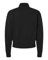 Pretreated American Apparel FTJ00 Women's French Terry Full-Zip Jacket - Black - Back