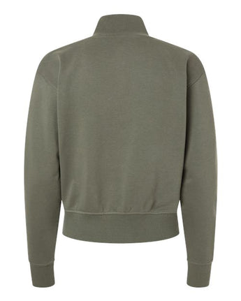 Pretreated American Apparel FTJ00 Women's French Terry Full-Zip Jacket - Lieutenant - Back