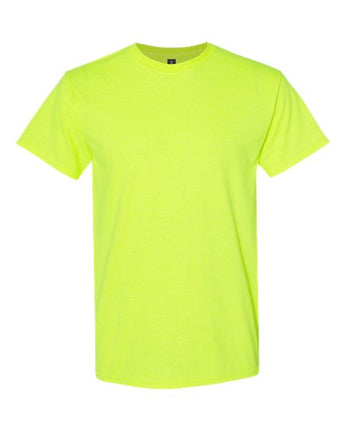 Pretreated Gildan 5000T Heavy Cotton Adult Tall T-Shirt - Safety Green