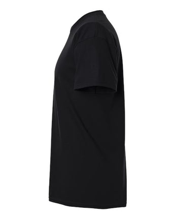Pretreated Gildan 5000T Heavy Cotton Adult Tall T-Shirt - Black - Side
