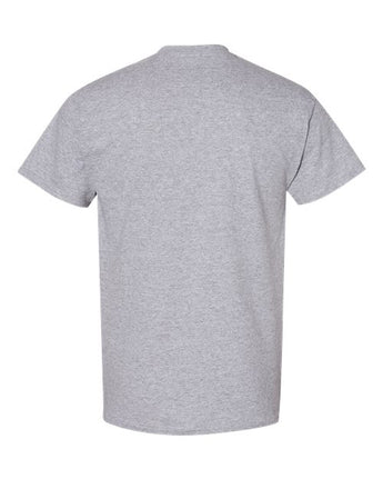 Pretreated Gildan 5000T Heavy Cotton Adult Tall T-Shirt - Sport Grey - Back