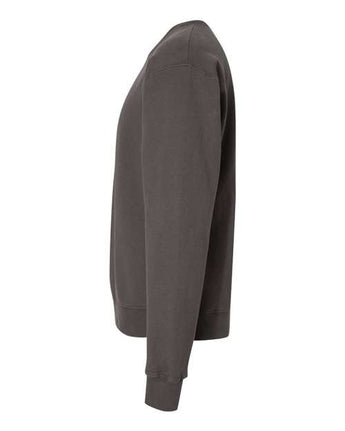 Pretreated ComfortWash GDH400 Unisex Garment-Dyed Crewneck Sweatshirt - New Railroad Grey - Side