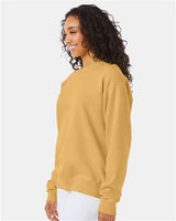 Pretreated ComfortWash GDH400 Unisex Garment-Dyed Crewneck Sweatshirt - Artisan Gold - On Model - Side