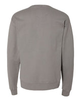 Pretreated ComfortWash GDH400 Unisex Garment-Dyed Crewneck Sweatshirt - Concrete Grey - Back