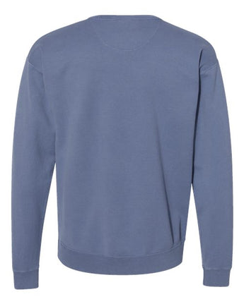 Pretreated ComfortWash GDH400 Unisex Garment-Dyed Crewneck Sweatshirt - Saltwater - Back