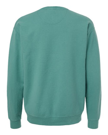 Pretreated ComfortWash GDH400 Unisex Garment-Dyed Crewneck Sweatshirt - Spanish Moss - Back
