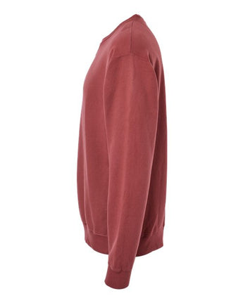 Pretreated ComfortWash GDH400 Unisex Garment-Dyed Crewneck Sweatshirt - Cayenne - Side