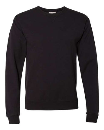 Pretreated ComfortWash GDH400 Unisex Garment-Dyed Crewneck Sweatshirt - Black