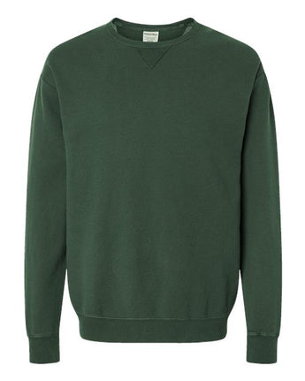 Pretreated ComfortWash GDH400 Unisex Garment-Dyed Crewneck Sweatshirt - Field Green